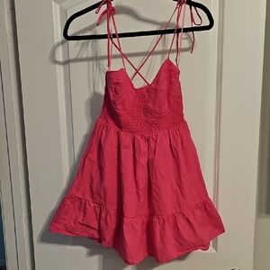 American Threads Fuchsia Strappy Dress
